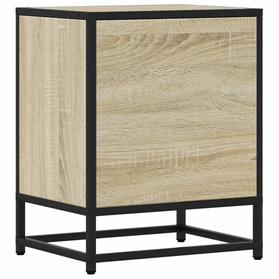 Tables de chevet 2 pcs chêne sonoma 40x31x50 cm bois ingénierie - 8