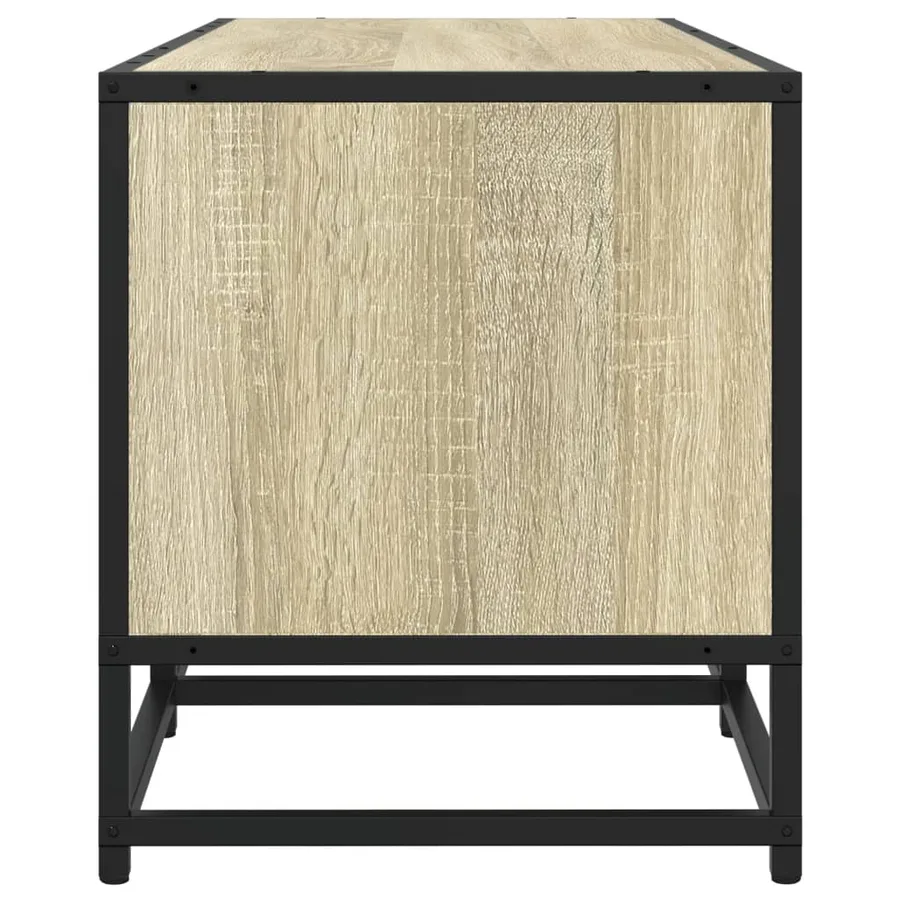 Meuble TV chêne sonoma 180x35x41 cm bois d'ingénierie - 5