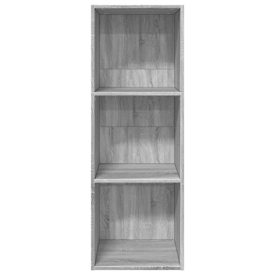 Bibliothèque sonoma gris 40x30x114 cm bois d'ingénierie - 4