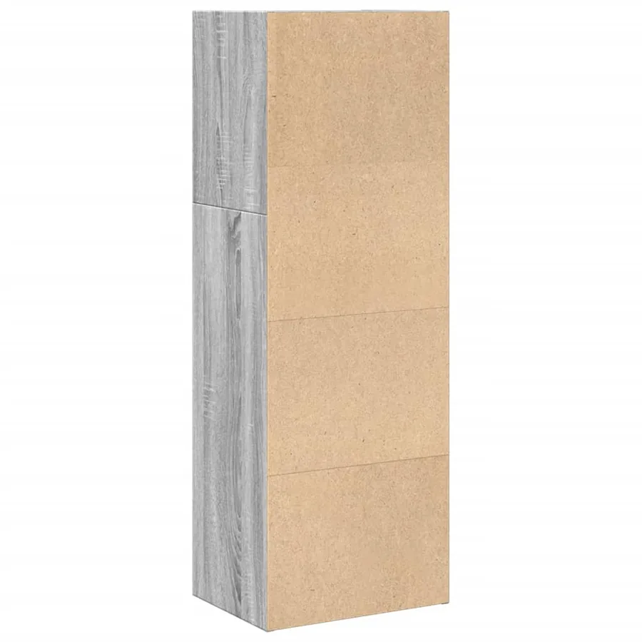 Bibliothèque sonoma gris 40x30x114 cm bois d'ingénierie - 5