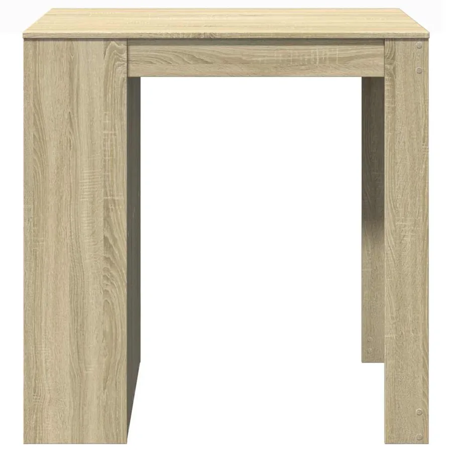 Table de bar chêne sonoma 102x70x103,5 cm bois d'ingénierie - 5