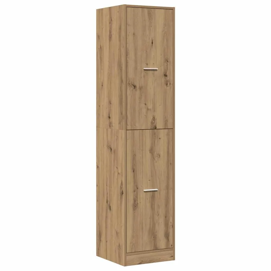 Armoire d'apothicaire chêne artisanal bois d'ingénierie - 4