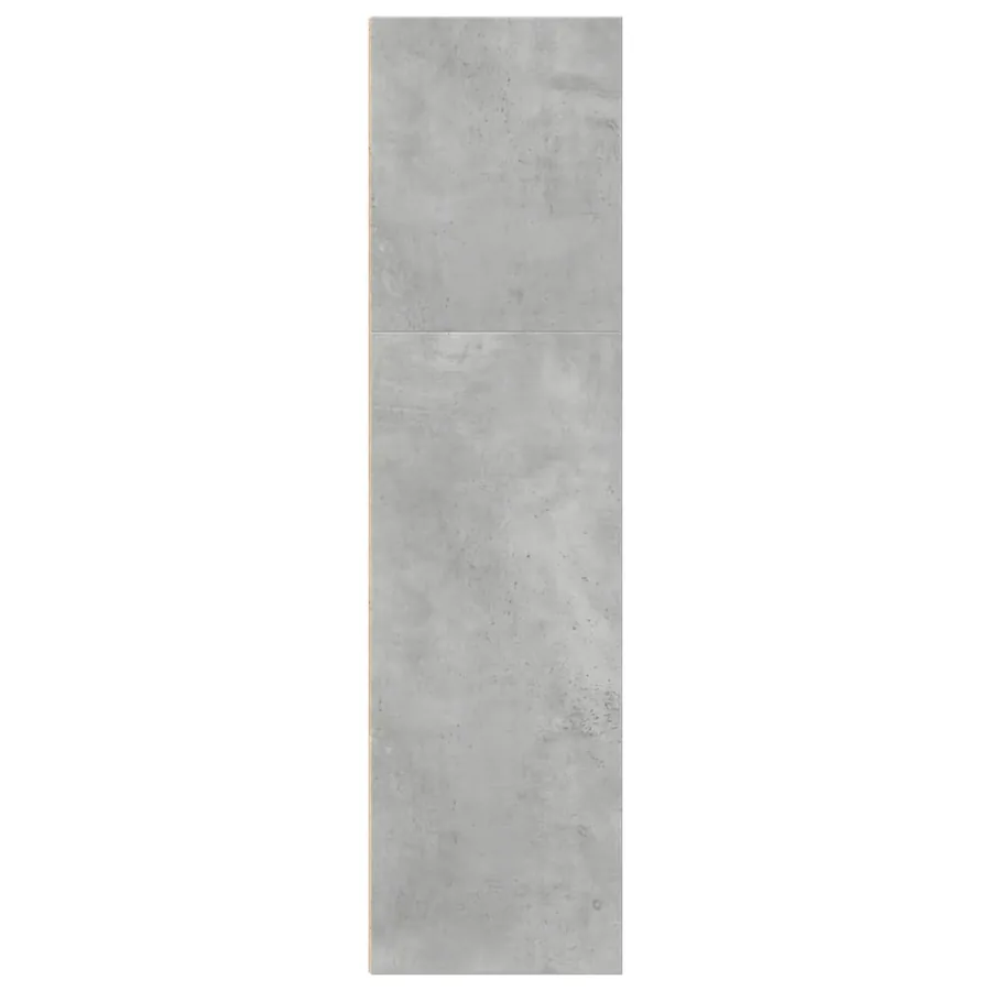 Bibliothèque gris béton 40x30x114 cm bois d'ingénierie - 6