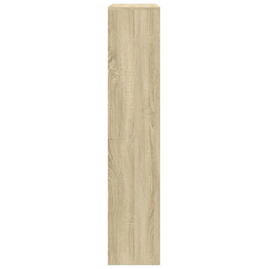 Étagère séparatrice de pièce 4 niveaux chêne sonoma - 6