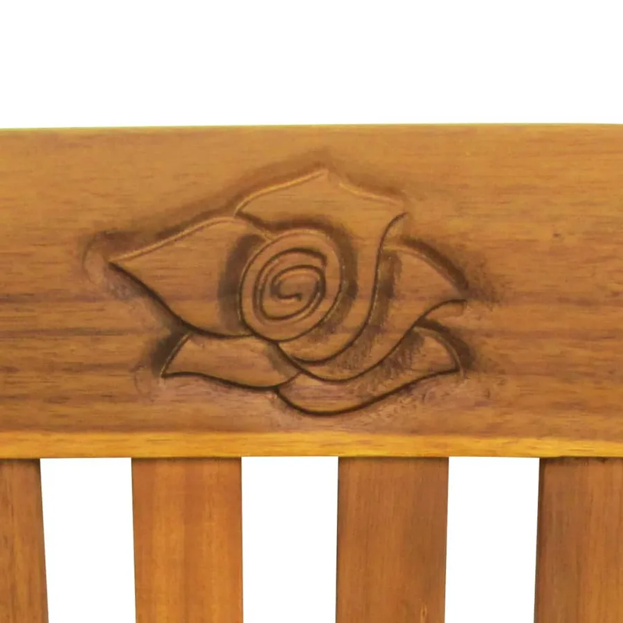 Banc de jardin 157 cm Bois d'acacia solide - 4