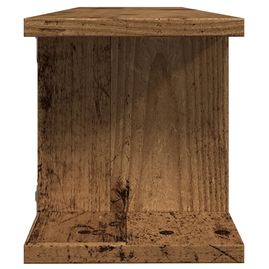 Étagères murales 2 pcs vieux bois 90x18x20 cm bois d'ingénierie - 6
