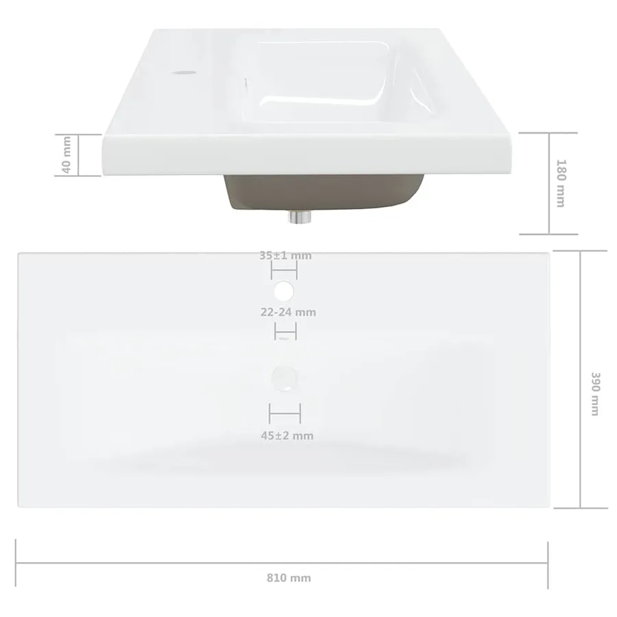 Meubles de salle de bain noir bois d'ingénierie - 17