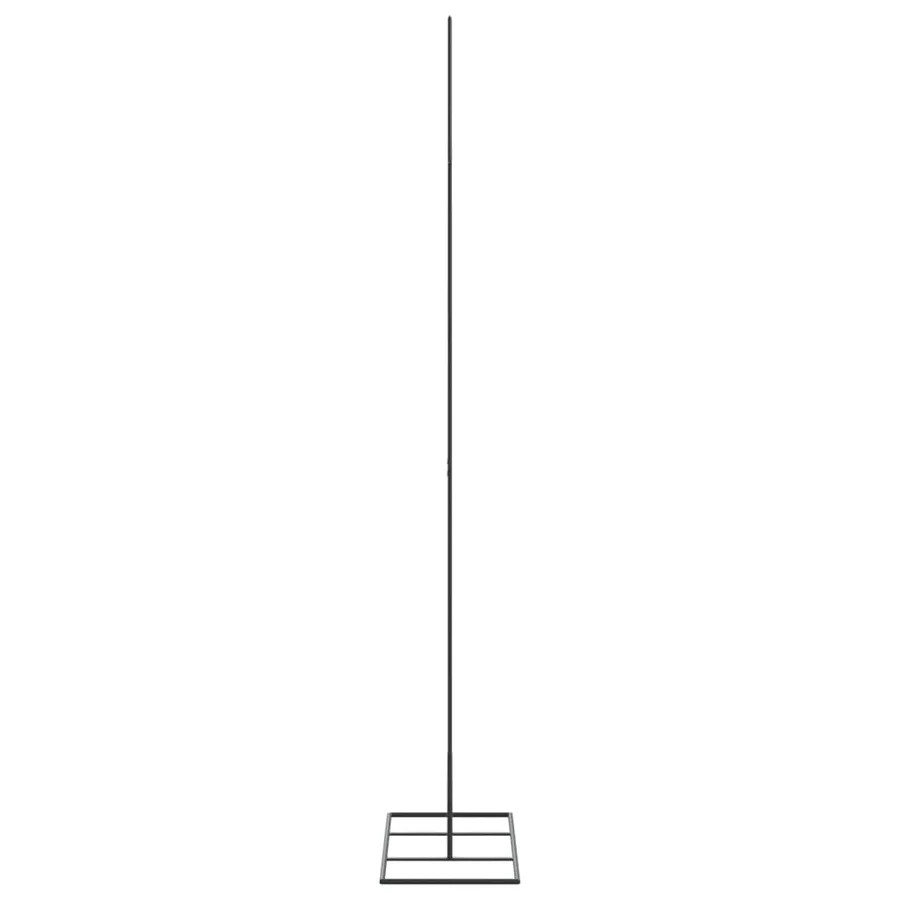 Arbre de Noël en métal pour décoration noir 150 cm - 4