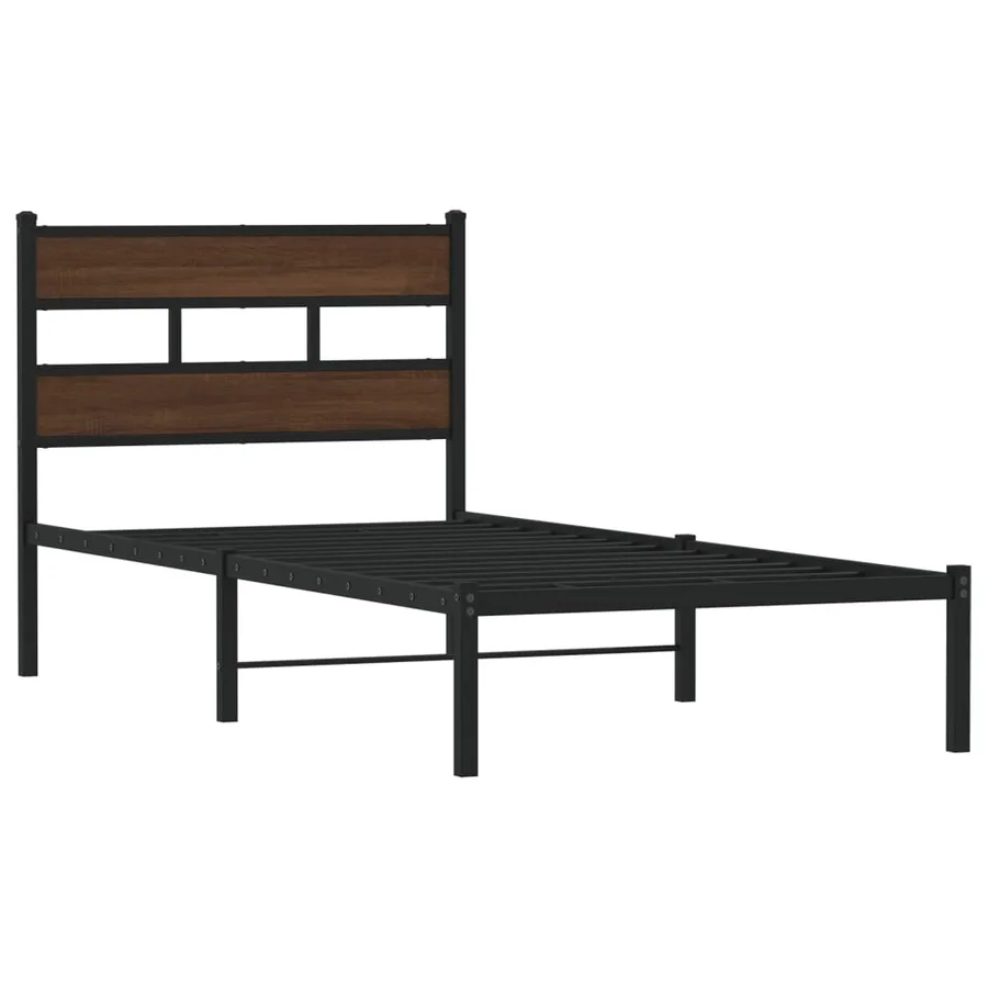 Cadre de lit sans matelas avec tête de lit 100x200 cm - 3