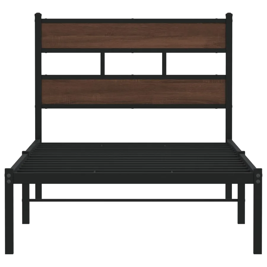 Cadre de lit sans matelas avec tête de lit 100x200 cm - 4