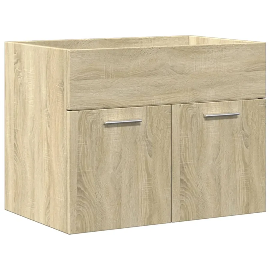 Ensemble de meubles de salle de bain 3 pcs chêne sonoma - 8