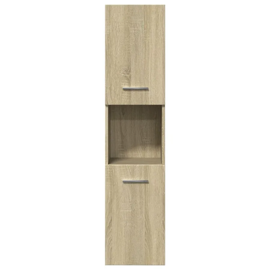 Ensemble de meubles de salle de bain 3 pcs chêne sonoma - 7