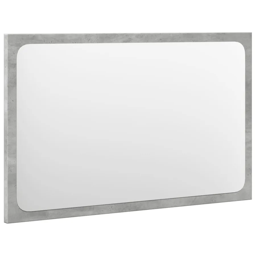 Ensemble de meubles de salle de bain 4 pcs gris béton - 4