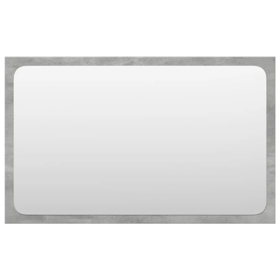 Ensemble de meubles de salle de bain 3 pcs gris béton - 5