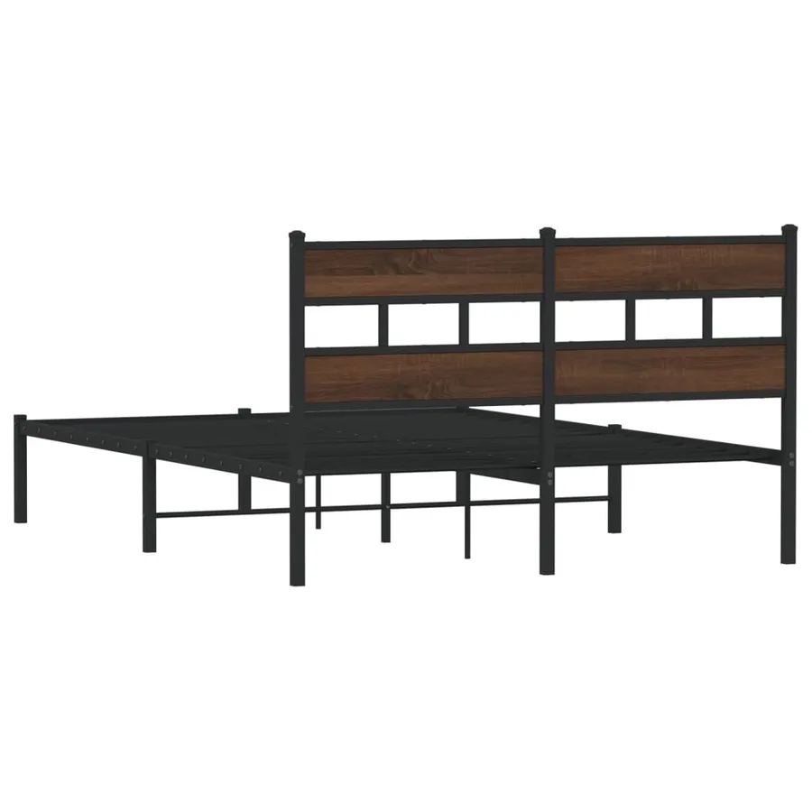Cadre de lit sans matelas avec tête de lit 137x190 cm - 6