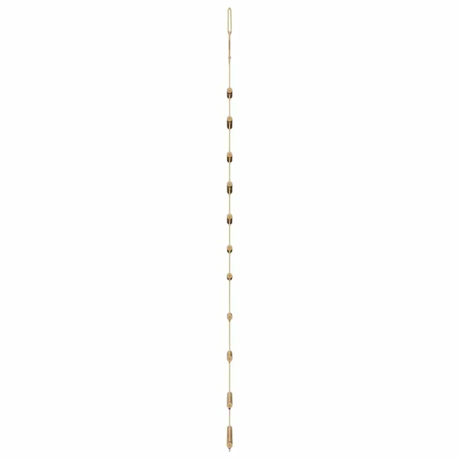 Sapin de Noël suspendu avec étoile supérieure 74 x 150 cm Branche naturelle - 5