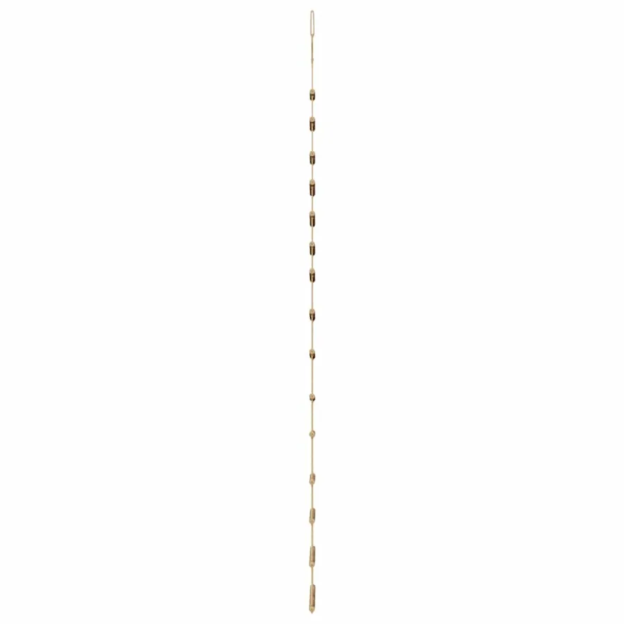 Sapin de Noël suspendu avec étoile supérieure 100 x 210 cm Branche naturelle - 5