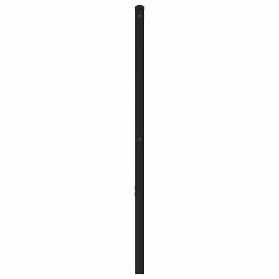 Tête de lit de remplacement chêne fumé 90 cm fer et bois d'ingénierie - 4