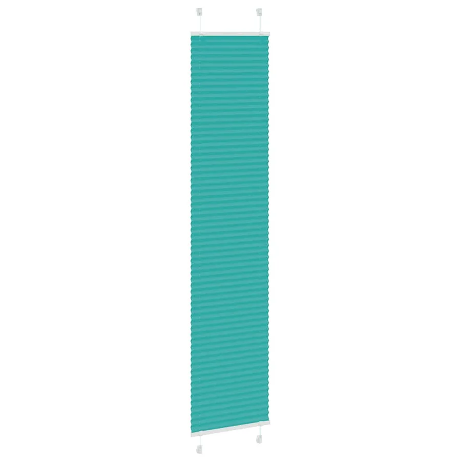 Store plissé vert pétrole 45x200 cm largeur du tissu 44,4 cm - 3