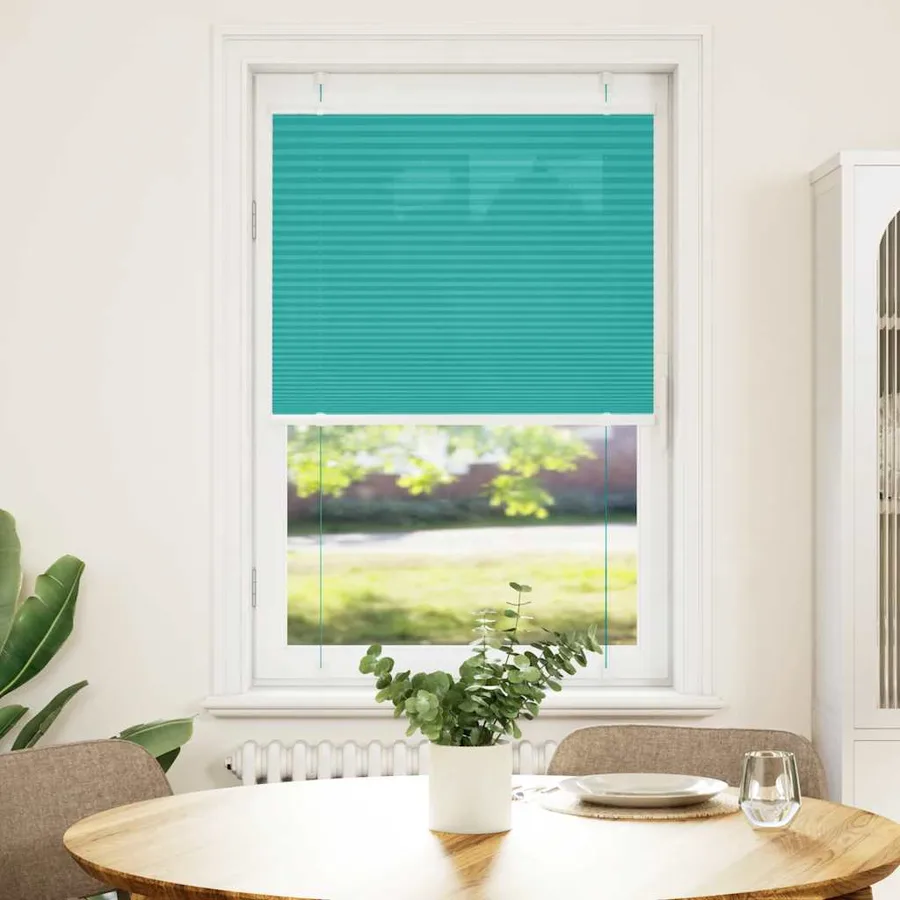 Store plissé vert pétrole 80x100 cm largeur du tissu 79,4 cm - 2