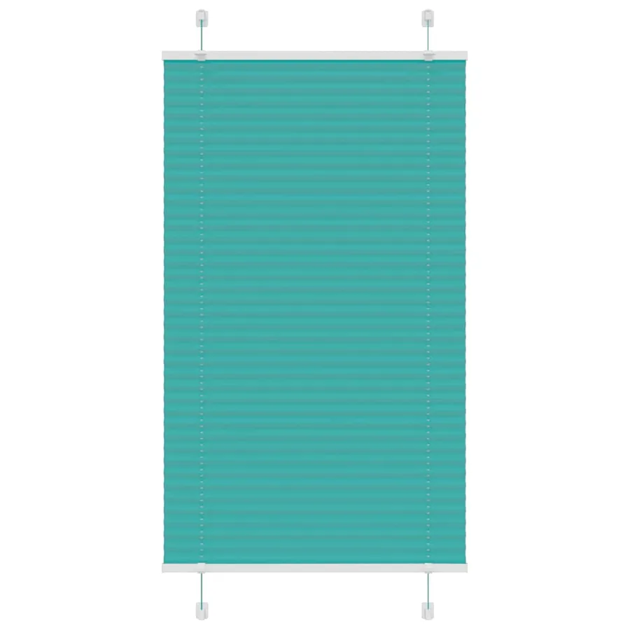 Store plissé vert pétrole 80x150 cm largeur du tissu 79,4 cm