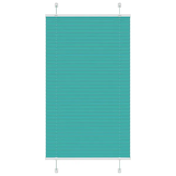 Store plissé vert pétrole 80x150 cm largeur du tissu 79,4 cm