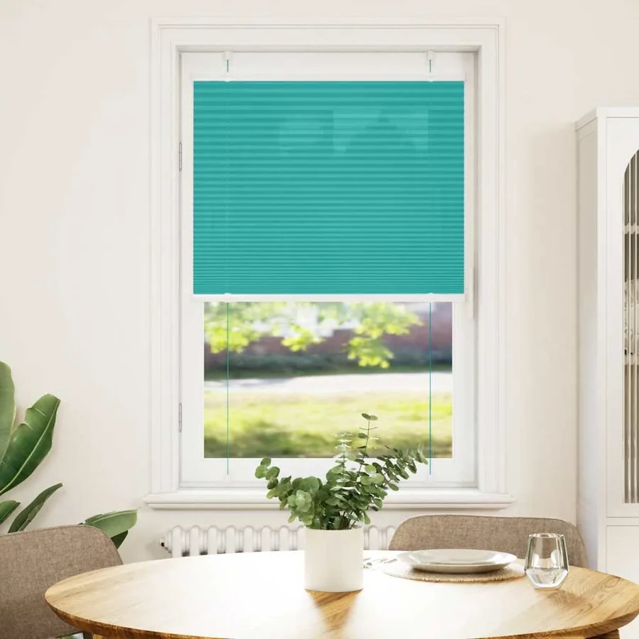 Store plissé vert pétrole 80x150 cm largeur du tissu 79,4 cm - 2