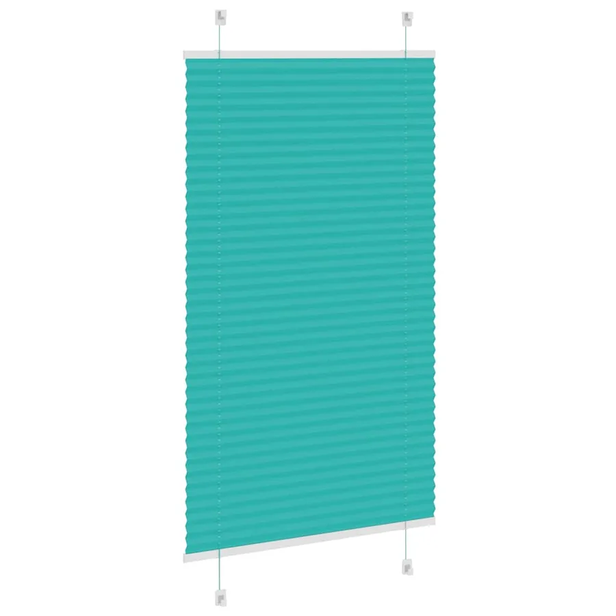 Store plissé vert pétrole 80x150 cm largeur du tissu 79,4 cm - 4