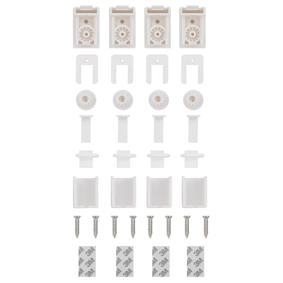 Store plissé bleu 70x200 cm largeur du tissu 69,4 cm polyester - 12