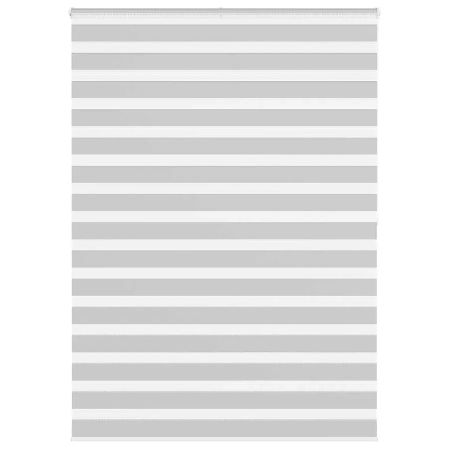Store zèbre gris clair largeur du tissu 150,9 cm polyester