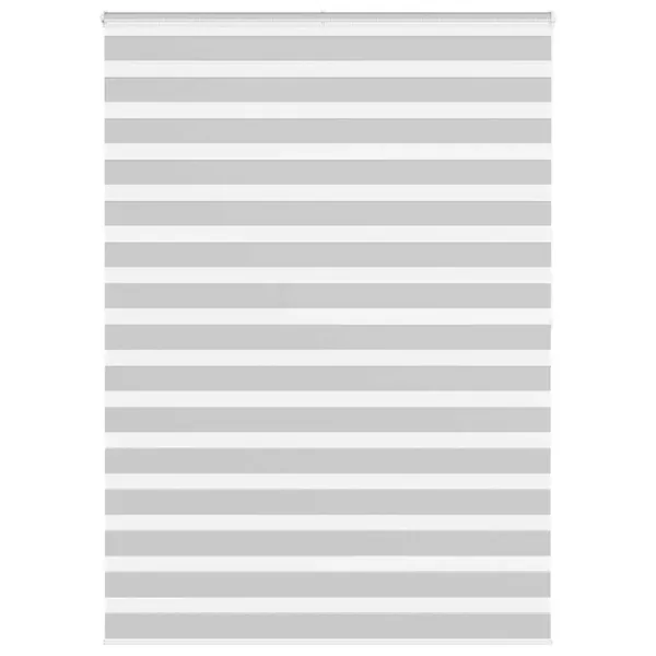 Store zèbre gris clair largeur du tissu 150,9 cm polyester