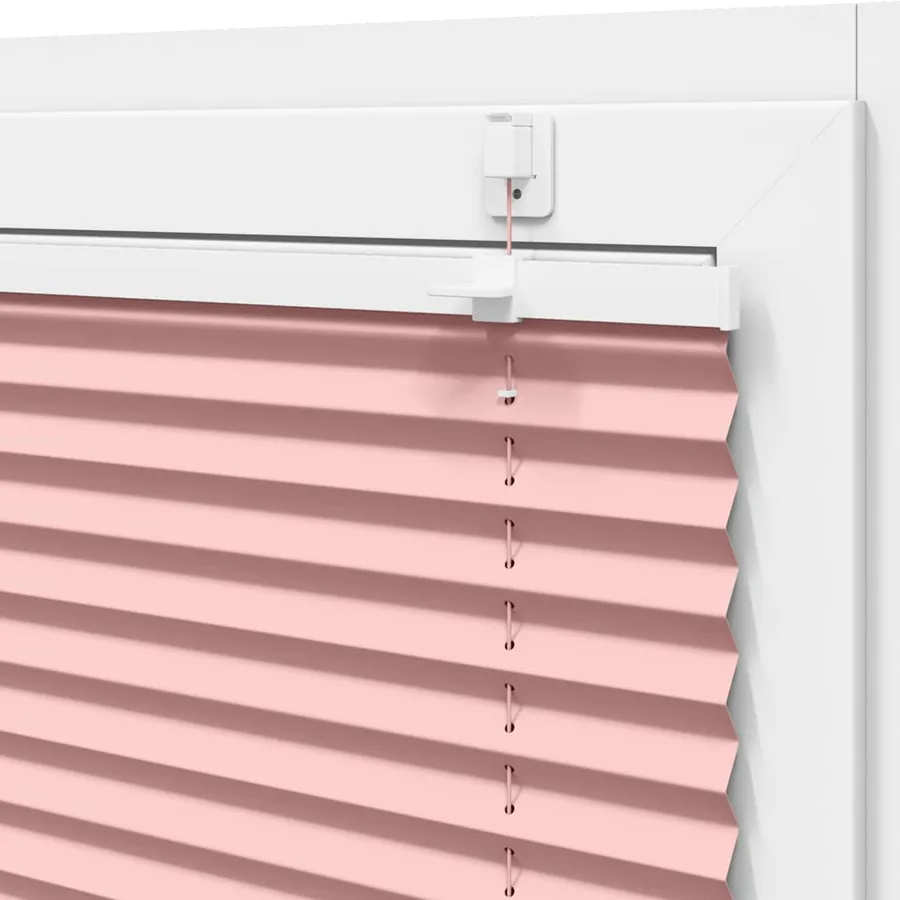 Store plissé rose 85x150 cm largeur du tissu 84,4 cm polyester - 10