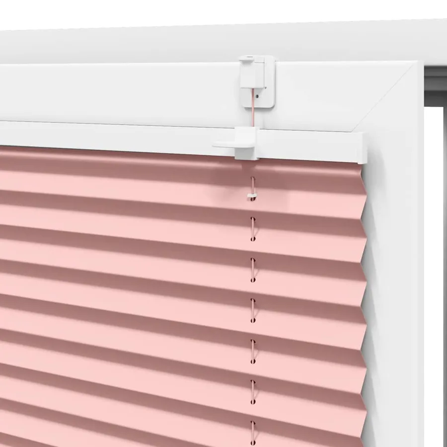 Store plissé rose 85x150 cm largeur du tissu 84,4 cm polyester - 9