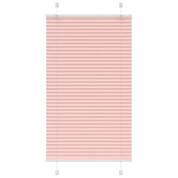 Store plissé rose 75x150 cm largeur du tissu 74,4 cm polyester