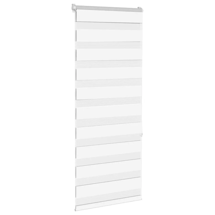 Store zèbre blanc 55x150 cm largeur du tissu 50,9 cm polyester - 3
