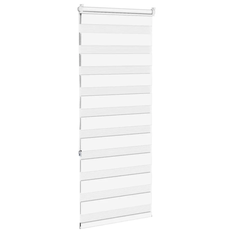 Store zèbre blanc 55x150 cm largeur du tissu 50,9 cm polyester - 4