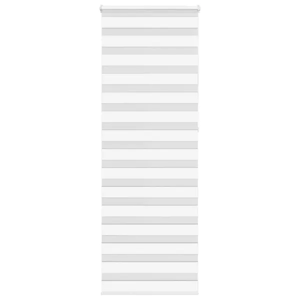 Store zèbre blanc 75x230 cm largeur du tissu 70,9 cm polyester