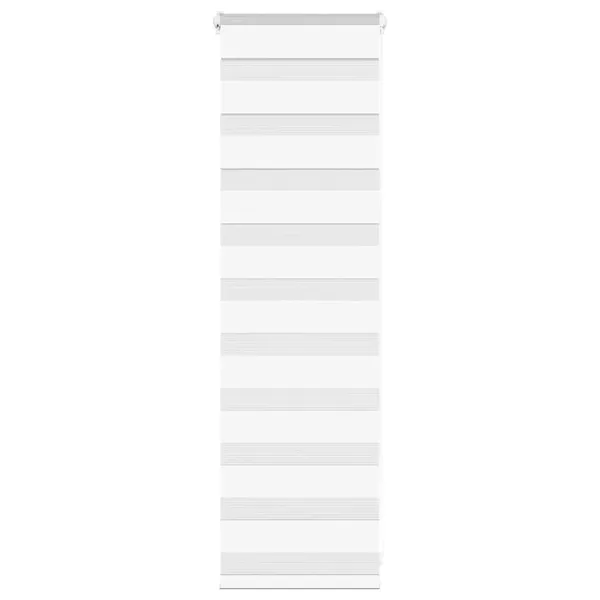Store zèbre blanc 50x100 cm largeur du tissu 45,9 cm polyester