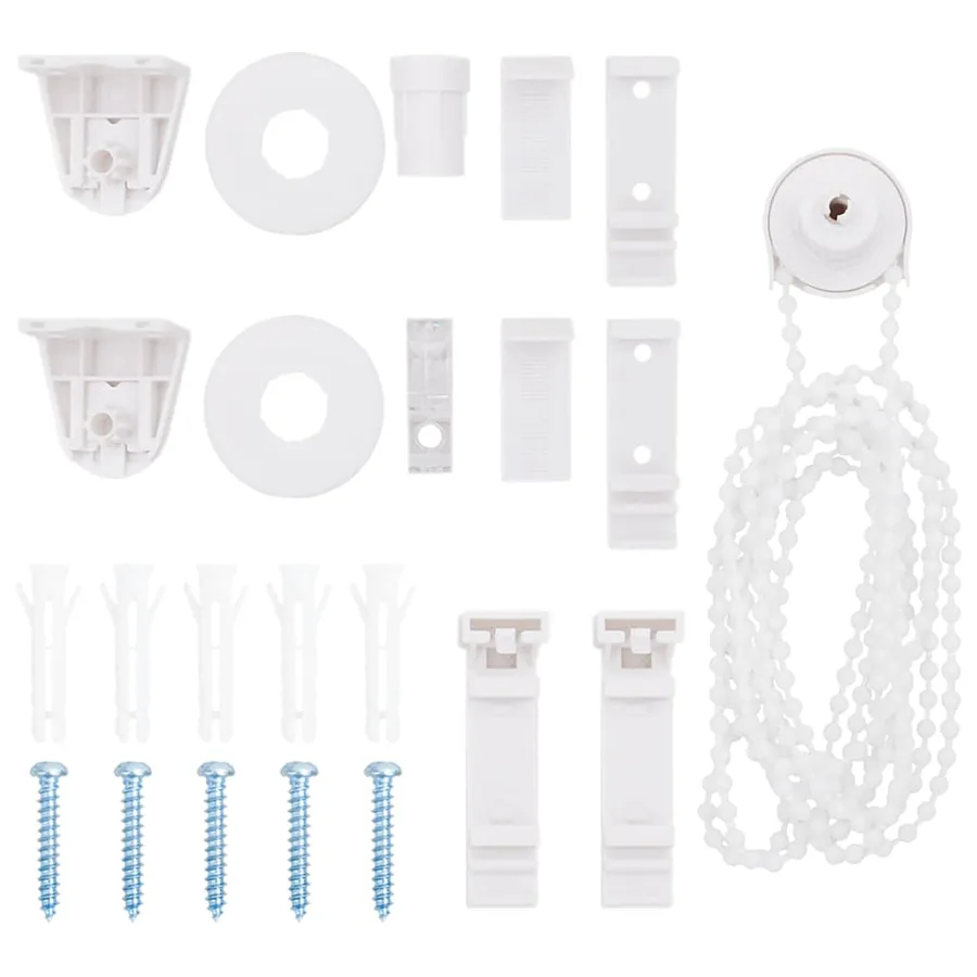 Store zèbre blanc 50x100 cm largeur du tissu 45,9 cm polyester - 14