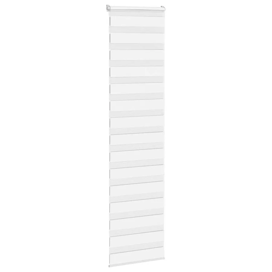 Store zèbre blanc 60x200 cm largeur du tissu 55,9 cm polyester - 3