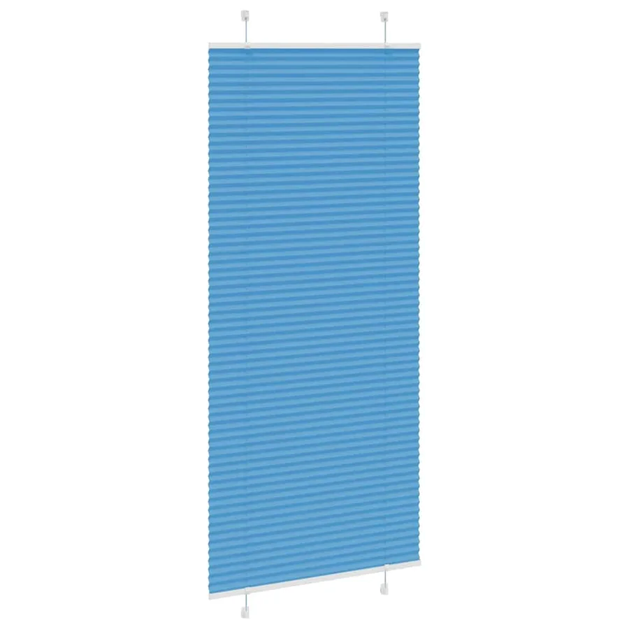 Store plissé bleu 100x200 cm largeur du tissu 99,4 cm polyester - 4