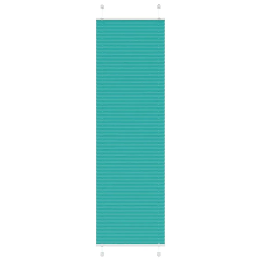 Store plissé vert pétrole 55x200 cm largeur du tissu 54,4 cm
