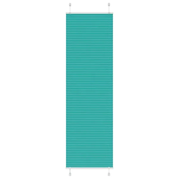 Store plissé vert pétrole 55x200 cm largeur du tissu 54,4 cm