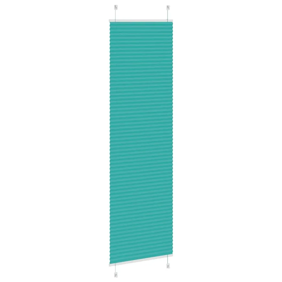 Store plissé vert pétrole 55x200 cm largeur du tissu 54,4 cm - 4
