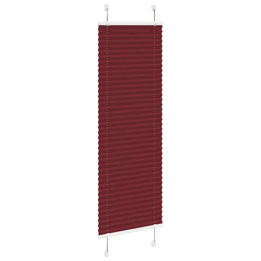 Store plissé rouge bordeaux 50x100 cm largeur du tissu 49,4 cm - 3