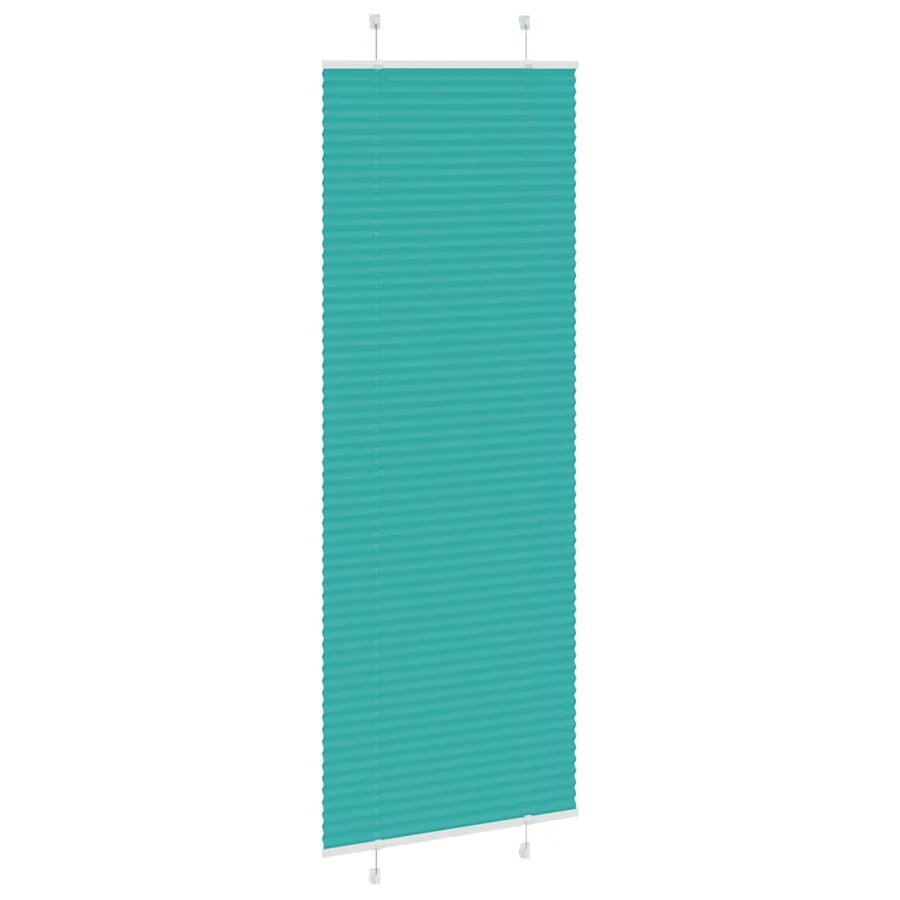 Store plissé vert pétrole 75x200 cm largeur du tissu 74,4 cm - 3