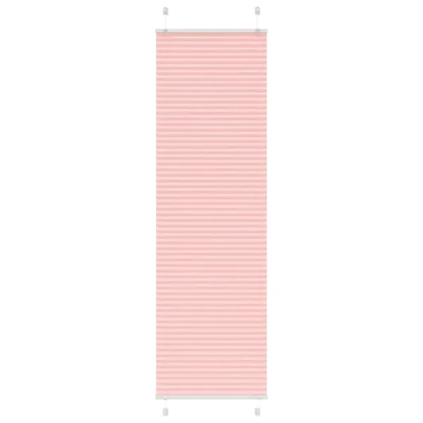 Store plissé rose 65x200 cm largeur du tissu 64,4 cm polyester