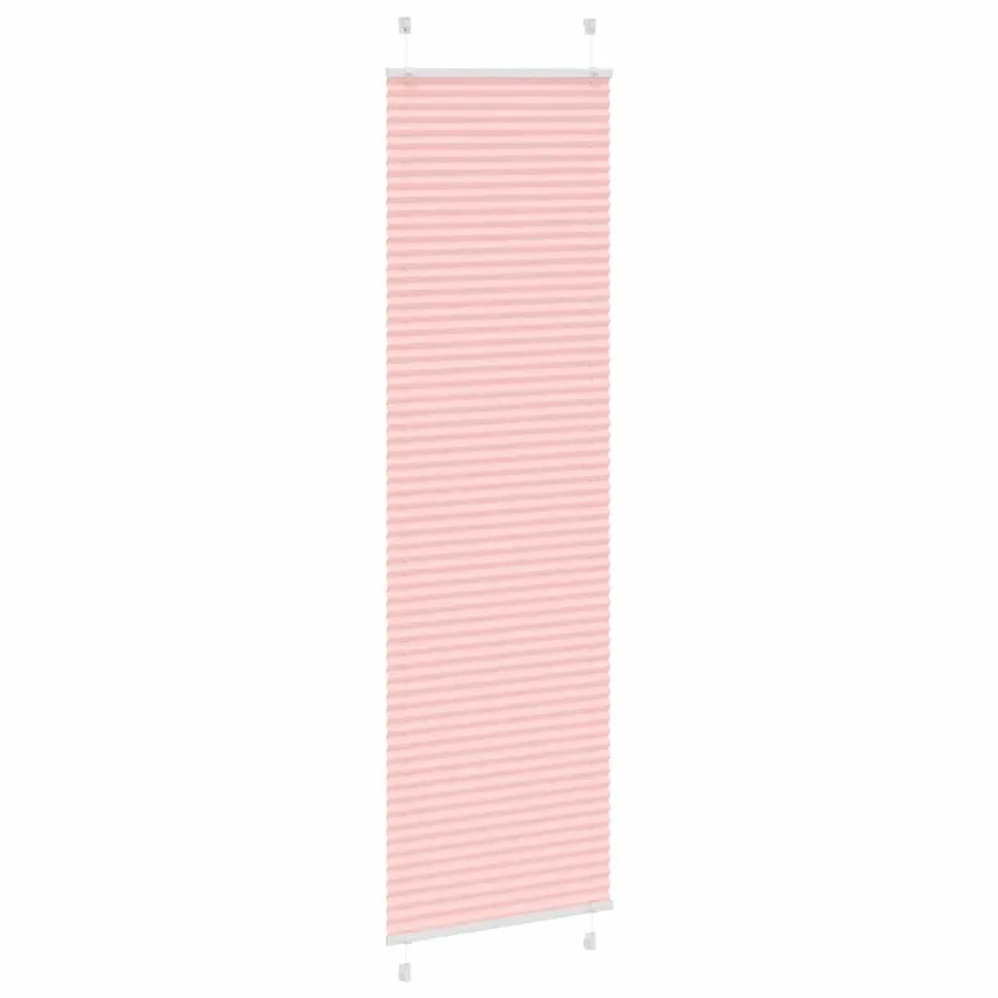 Store plissé rose 65x200 cm largeur du tissu 64,4 cm polyester - 3