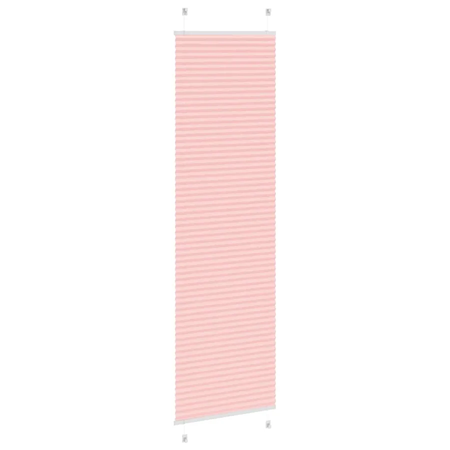 Store plissé rose 65x200 cm largeur du tissu 64,4 cm polyester - 4