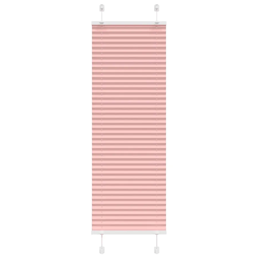 Store plissé rose 45x150 cm largeur du tissu 44,4 cm polyester